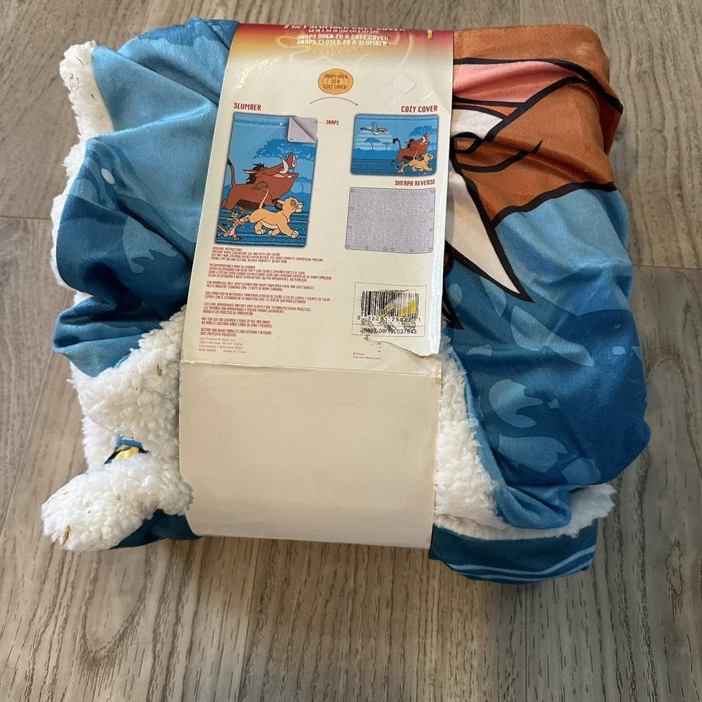 Disney The Lion King 2‎ In 1 Slumber Cozy Cover 60x50